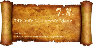 Török Mercédesz névjegykártya